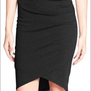 Leith Gray Ruched Body Con Skirt